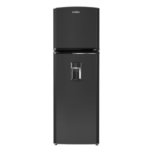REFRIGERADORA MABE NEGRA CON DISPENSADOR RMA244PJEG