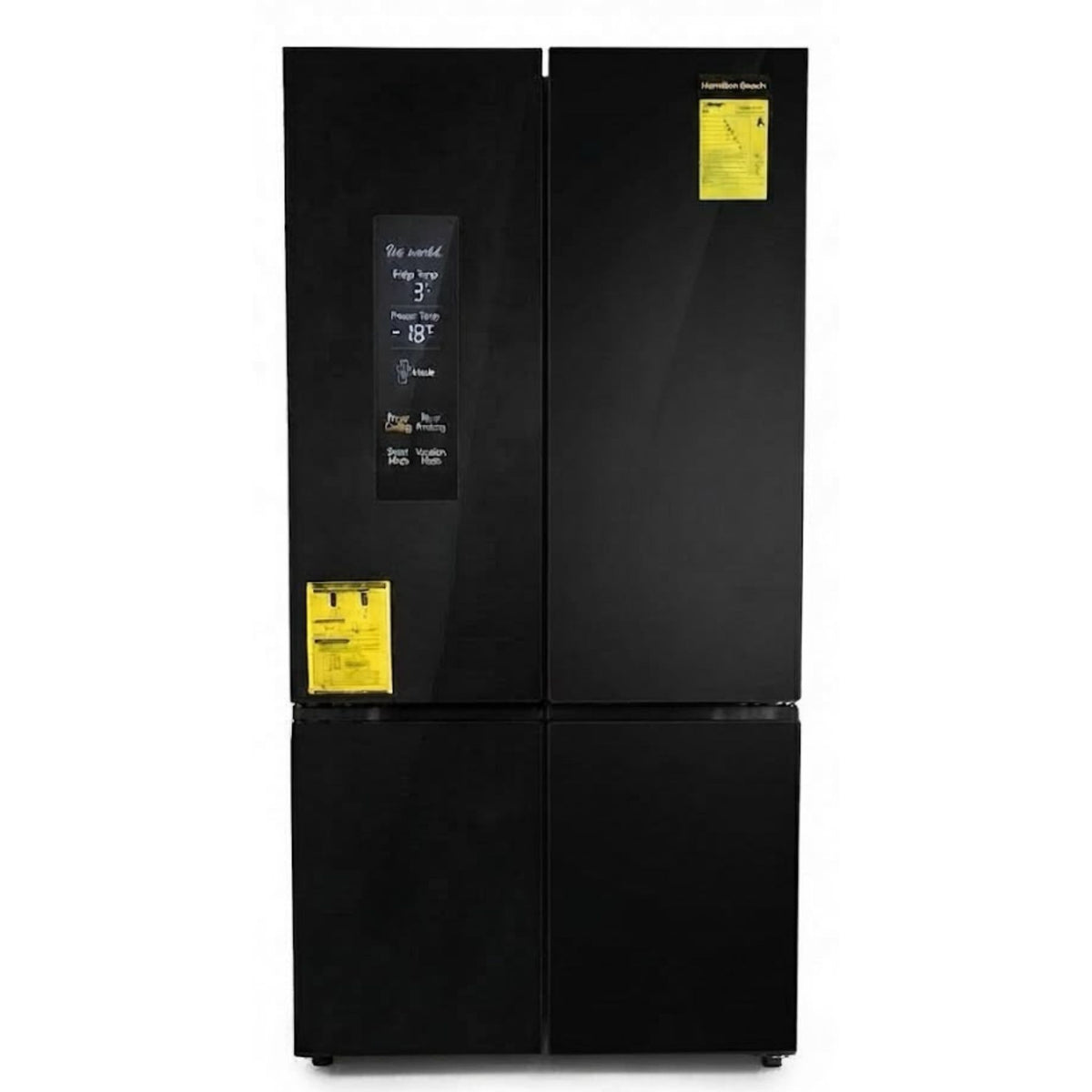 REFRIGERADORA HAMILTON BEACH 4 PUERTAS NEGRA HB500WTEPG