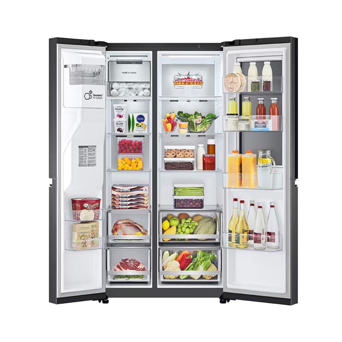 REFRIGERADORA LG SIDE BY SIDE INSTAVIEW DOOR IN DOOR VS25XHWCB