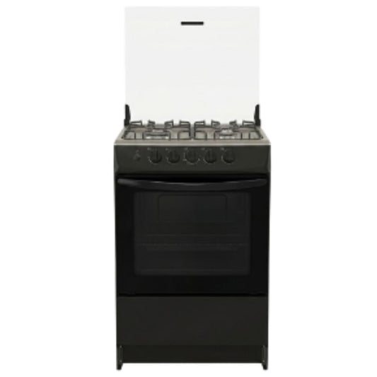 COCINA ECOLINE 4 QUEMADORES NEGRO MATE