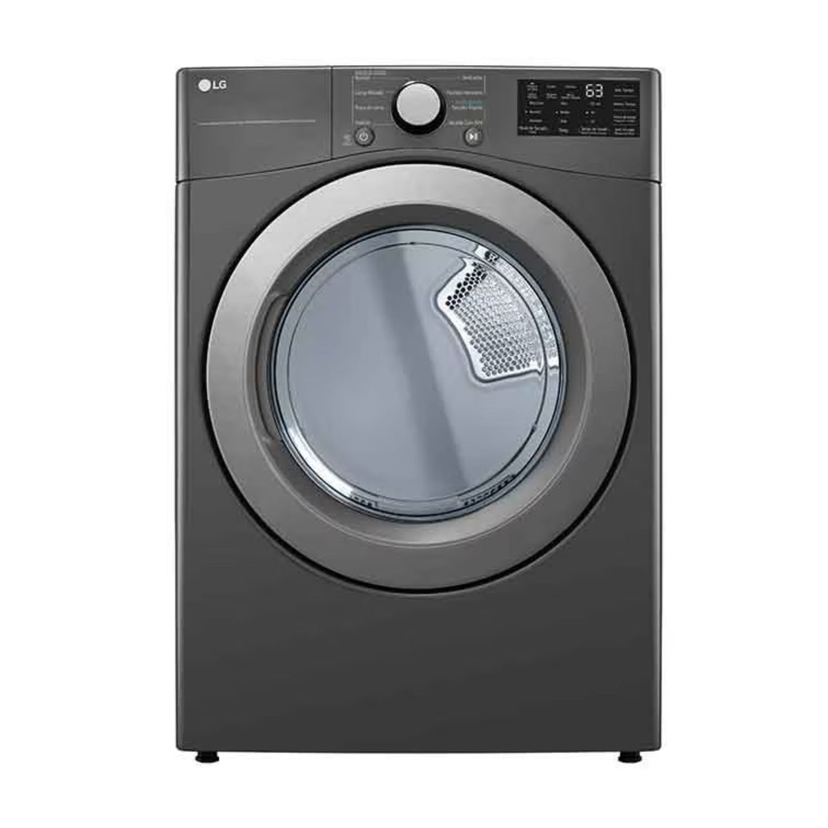 SECADORA LG ELECTRICA 25 KG GRIS APILABLE DF50MV2S6WE