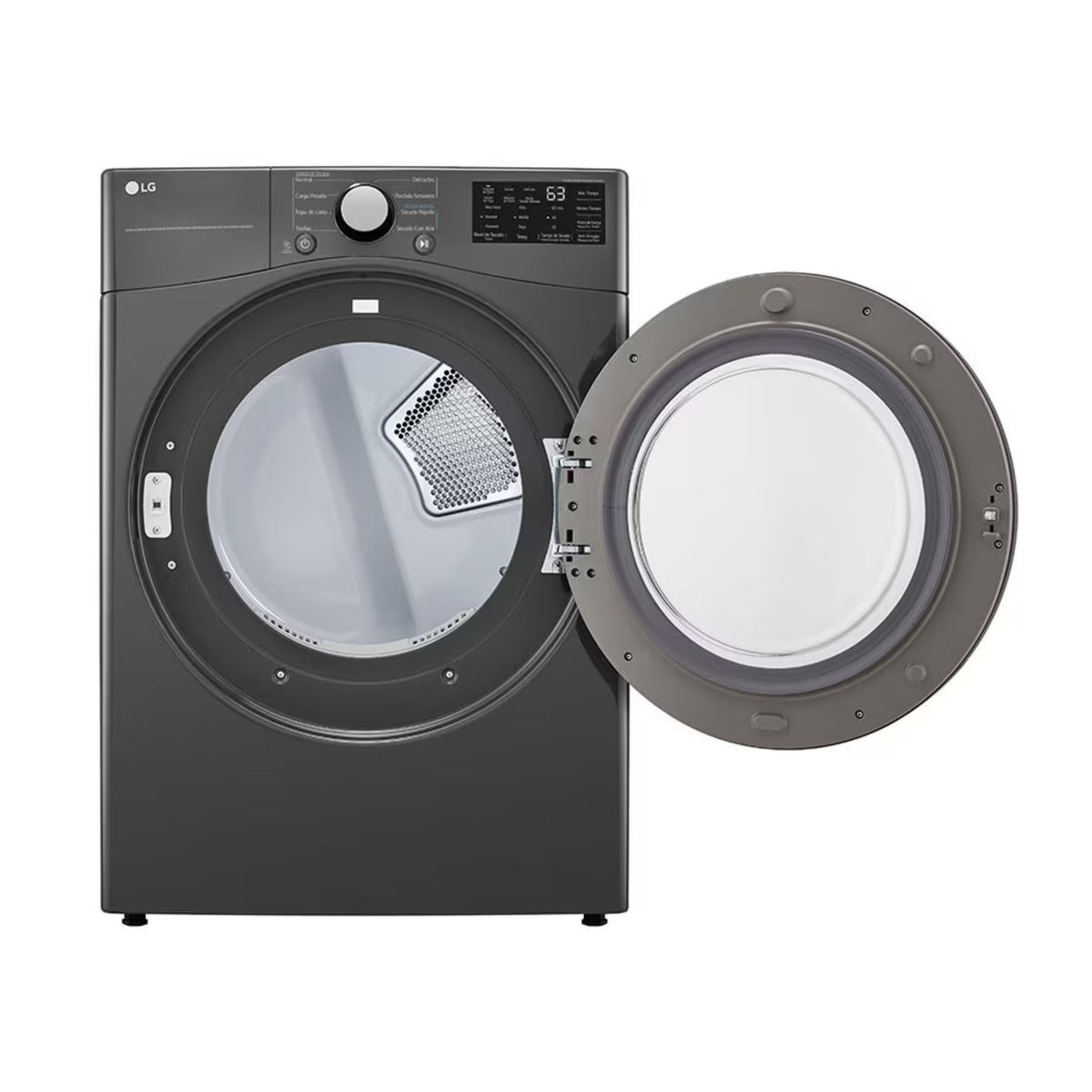 SECADORA LG ELECTRICA 25 KG GRIS APILABLE DF50MV2S6WE