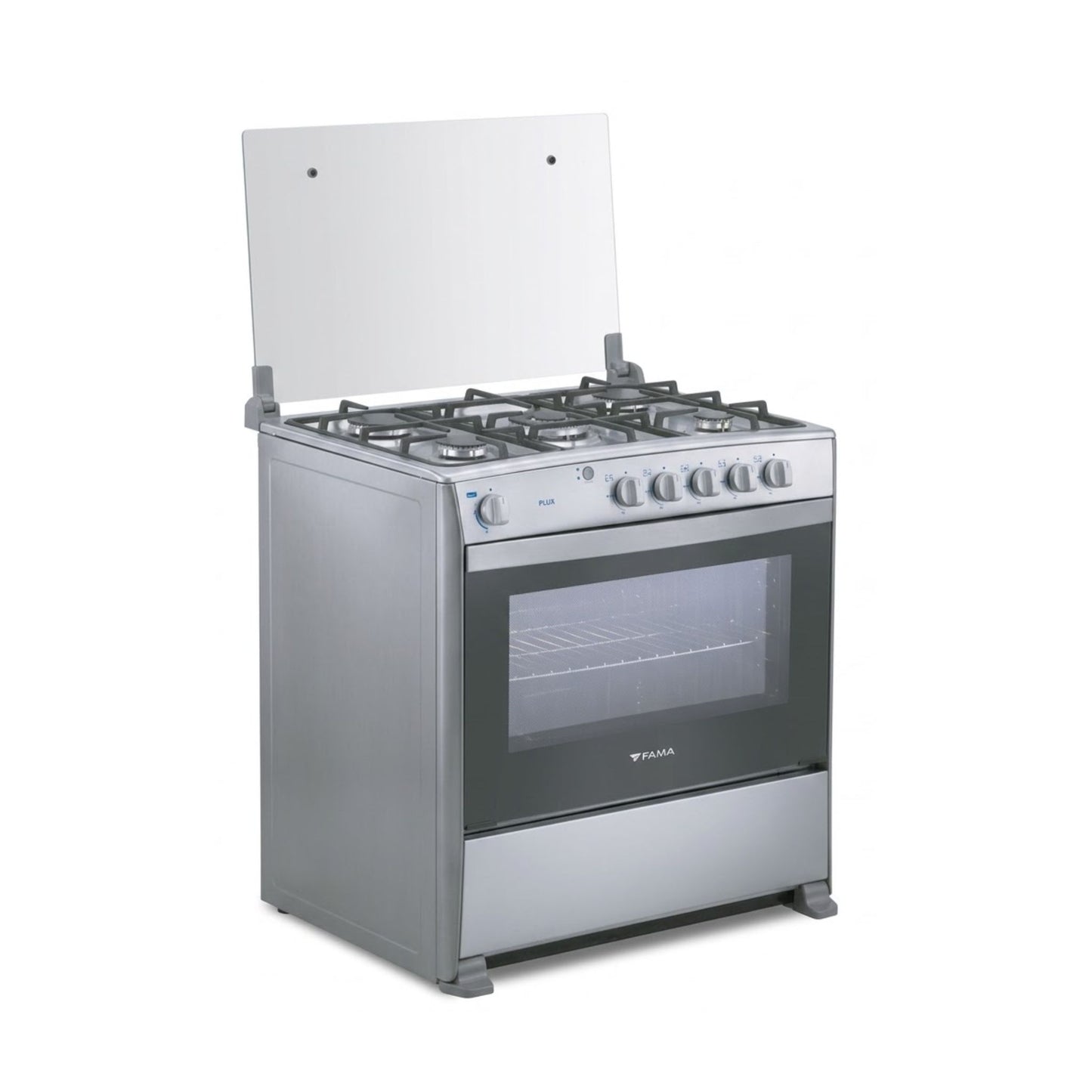 COCINA INNOVA 5 QUEMADORES INOX ACACIA