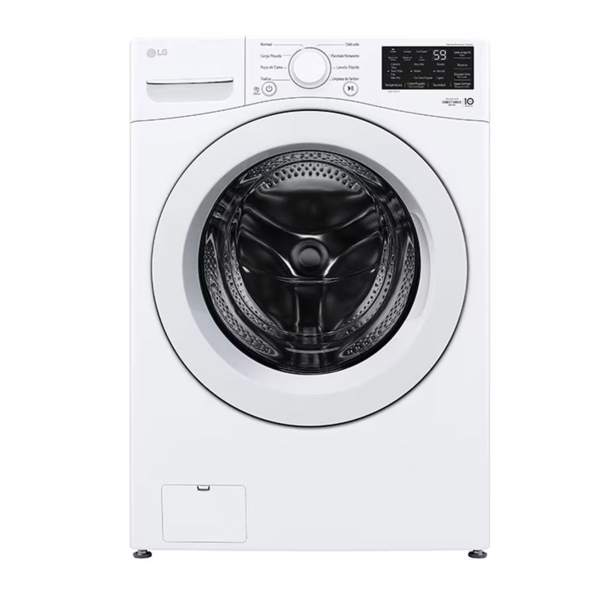 LAVADORA LG 25 KG BLANCA CARGA FRONTAL WM25WV2S6W