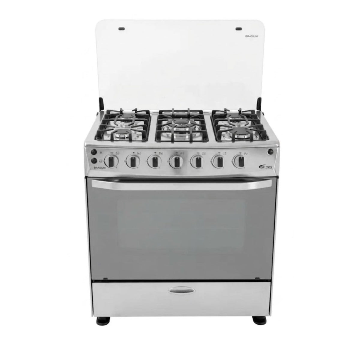 COCINA CONTINENTAL5 QUEMADORES GRILL INOX BRASILIA