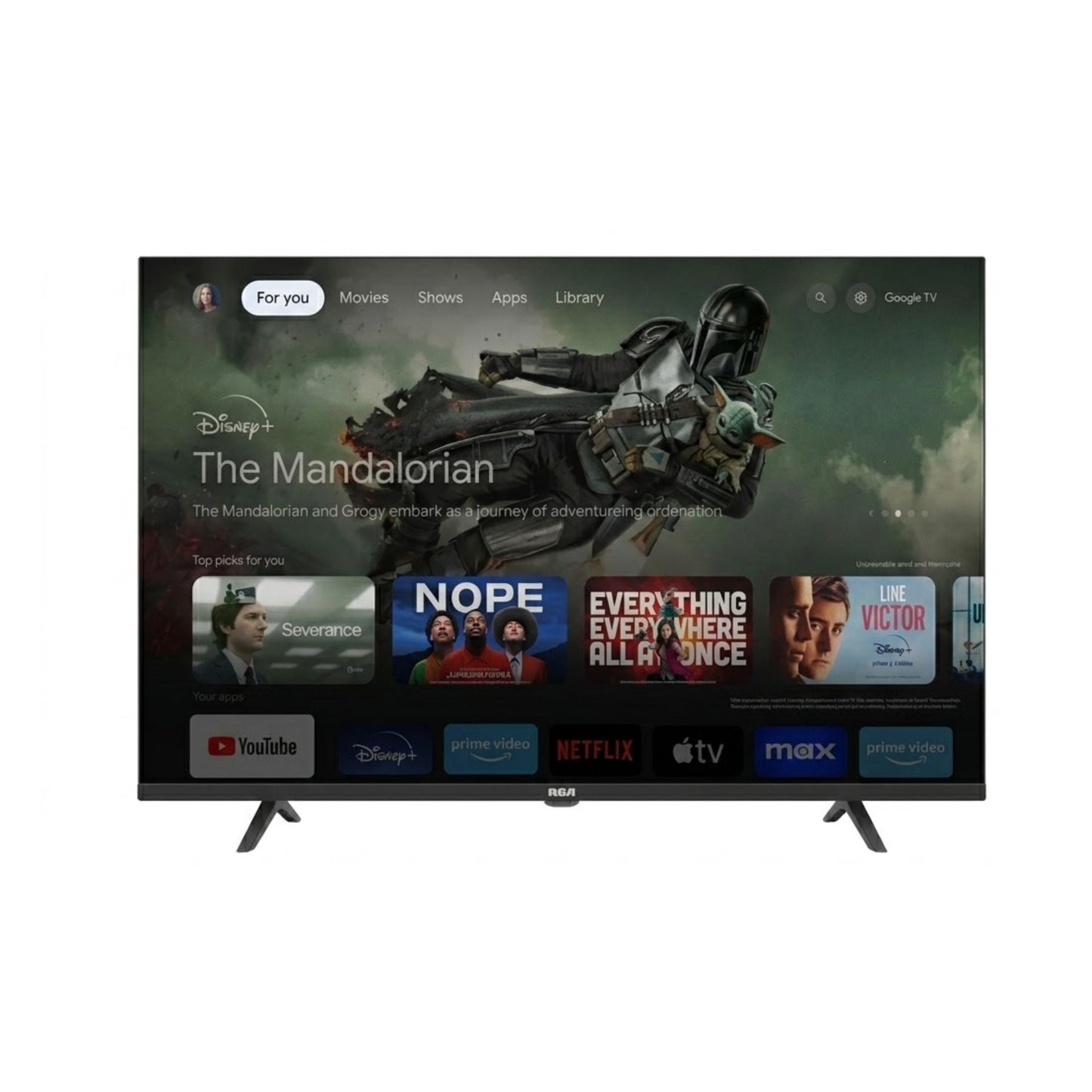 SMART TV RCA 55" LED55RCA684GT 4K GOOGLE TV