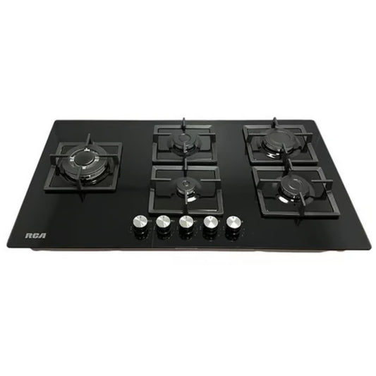 ENCIMERA RCA 90GP007 5 QUEMADORES VIDRIO TEMPLADO